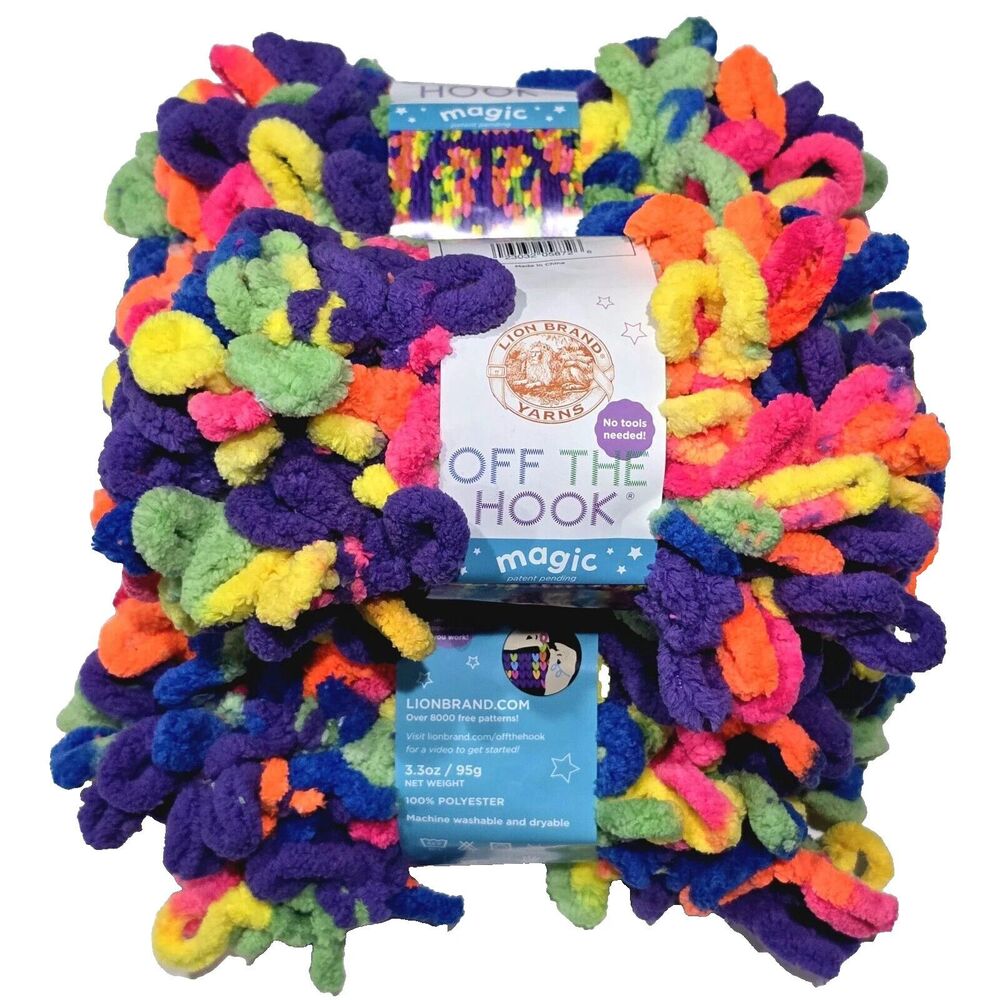 Lion Brand Off The Hook Magic Multicolor Loop Yarn